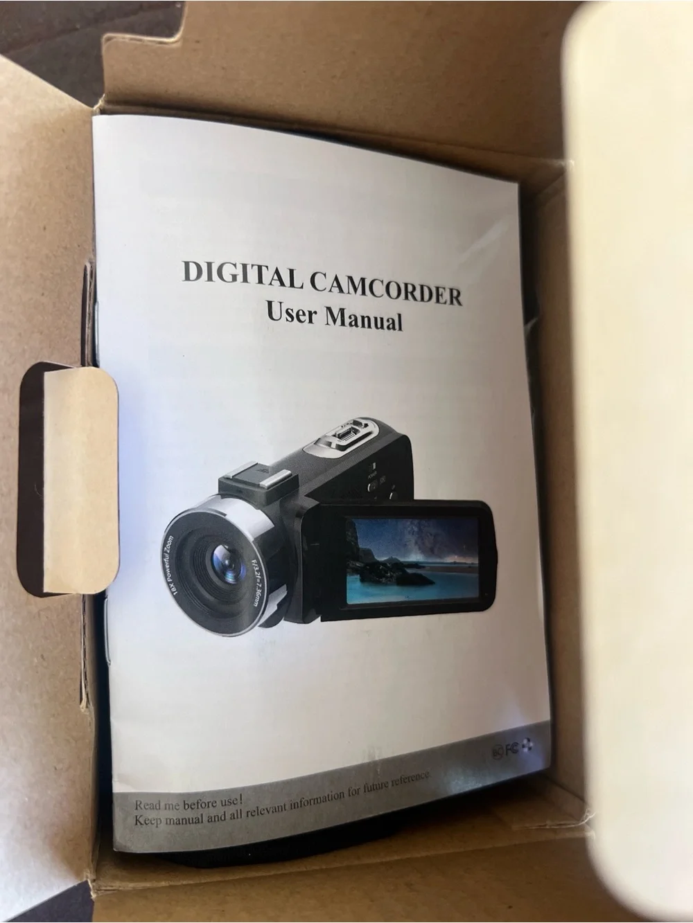 4K Ultra HD Digital Camcorder – 48MP, Night Vision, 18X Zoom (Brand New)